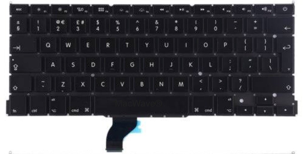 A1502 Keyboard (US Layout) for Apple MacBook Pro Retina 13 inch A1502 Late 2013, A1502 Mid 2014, A1502 Early 2015
