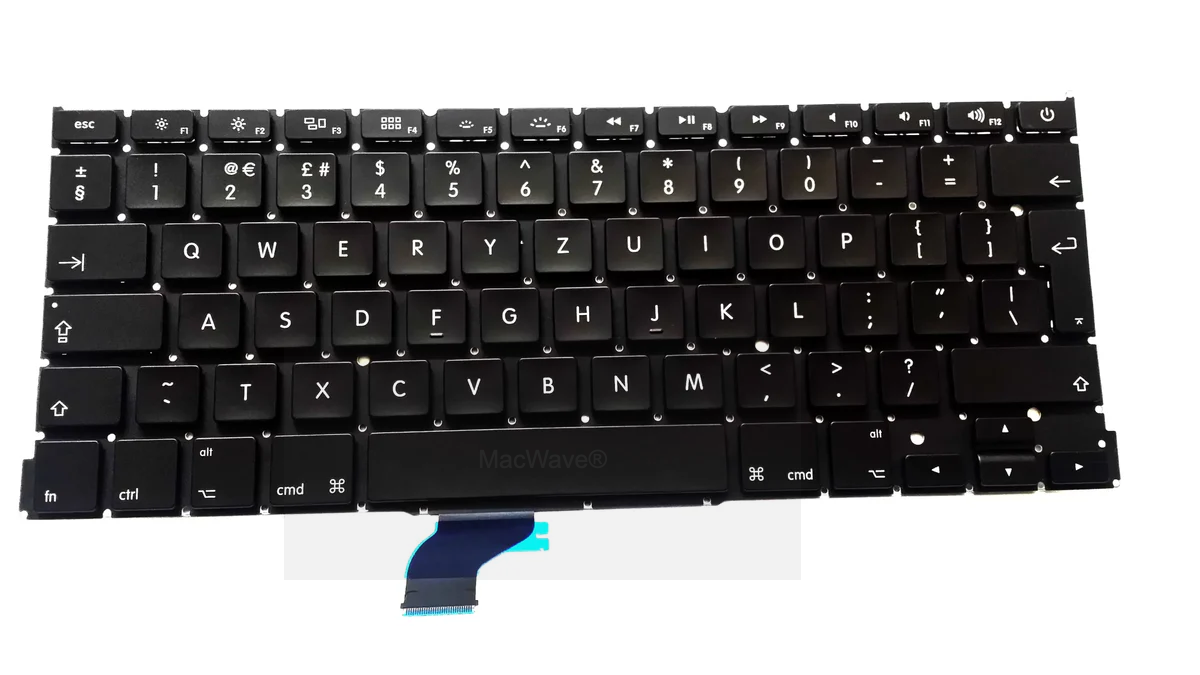 A1502 Keyboard (UK Layout) for Apple MacBook Pro Retina 13 inch A1502 Late 2013, A1502 Mid 2014, A1502 Early 2015