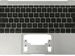 A1534 Palm Rest,Top Case, Keyboard Casing Silver for Apple MacBook 12 inch Early 2015