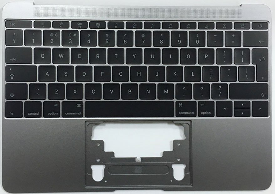 A1534 Apple Top Case for Apple MacBook 12 inch A1534 Early 2016 - Space Grey