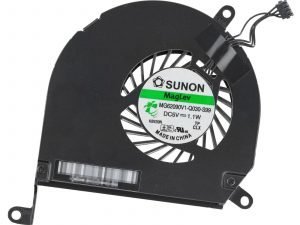 A1286 CPU Fan, Left for Apple MacBook Pro 15 inch A1286 Late 2008, A1286 Early 2009, A1286 Mid 2009, A1286 Mid 2010, A1286 Early 2011, A1286 Late 2011, A1286 Mid 2012