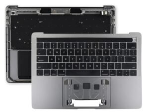A1706 Top Case Palmrest Keyboard casing (Space Gray) with Keyboard and Touch bar for Apple MacBook Pro 13 inch retina A1706 Touch Late 2016, A1706 Touch Mid 2017
