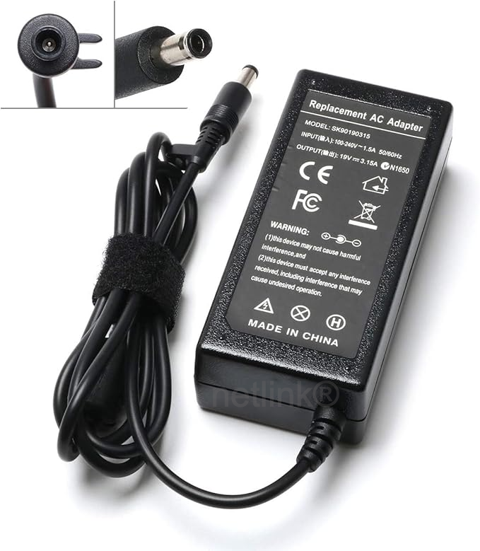 60W AC Adapter Charger 19V 3.16A 5.5mm*3.0mm for Samsung R540 R530 R580 R440