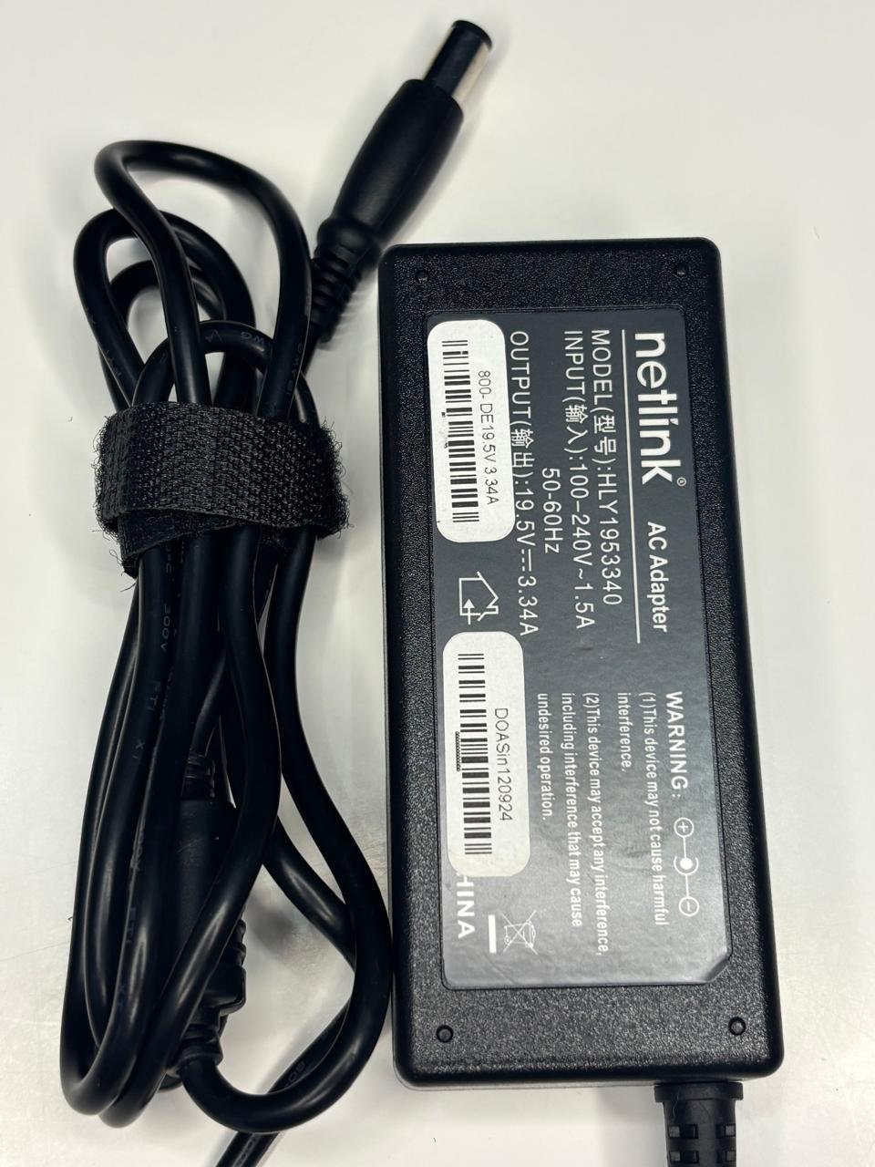 65W Dell AC Adapter Charger 19.5V 3.34A 7.4mm/5.0mm (Big Pin) For Dell Inspiron N4010 Latitude E6400 Studio 1535 Vostro 3400 XPS 14 15 Series