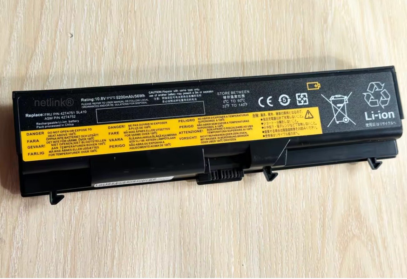 Replacement 42T4235/ Battery for Lenovo ThinkPad T410 T510 L412 W510, W520, (MT410LH-AT)Series