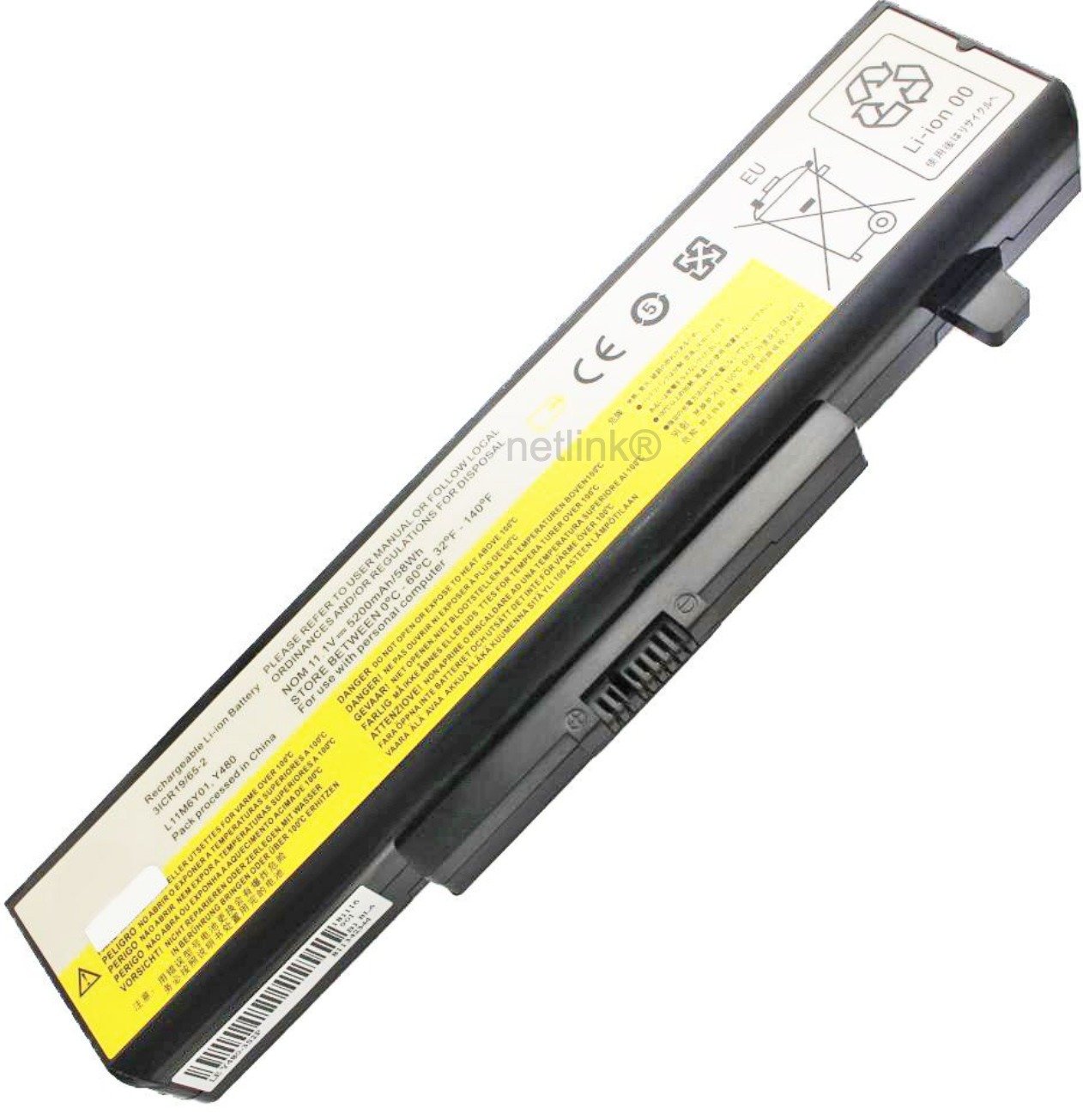 Replacement L11O6Y01 Battery for Lenovo IdeadPad Y480 Y480N Y580 Y580P Z380 Z480 Z485 Z580 Z585 G480 G580 G585 6 Cells