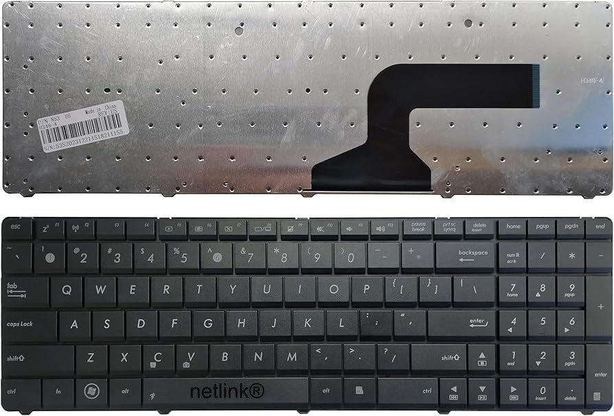 Replacement Laptop Keyboard For Asus N53S N90 K53 X55C X55A X55C X55U X55VD X55 UL50VF