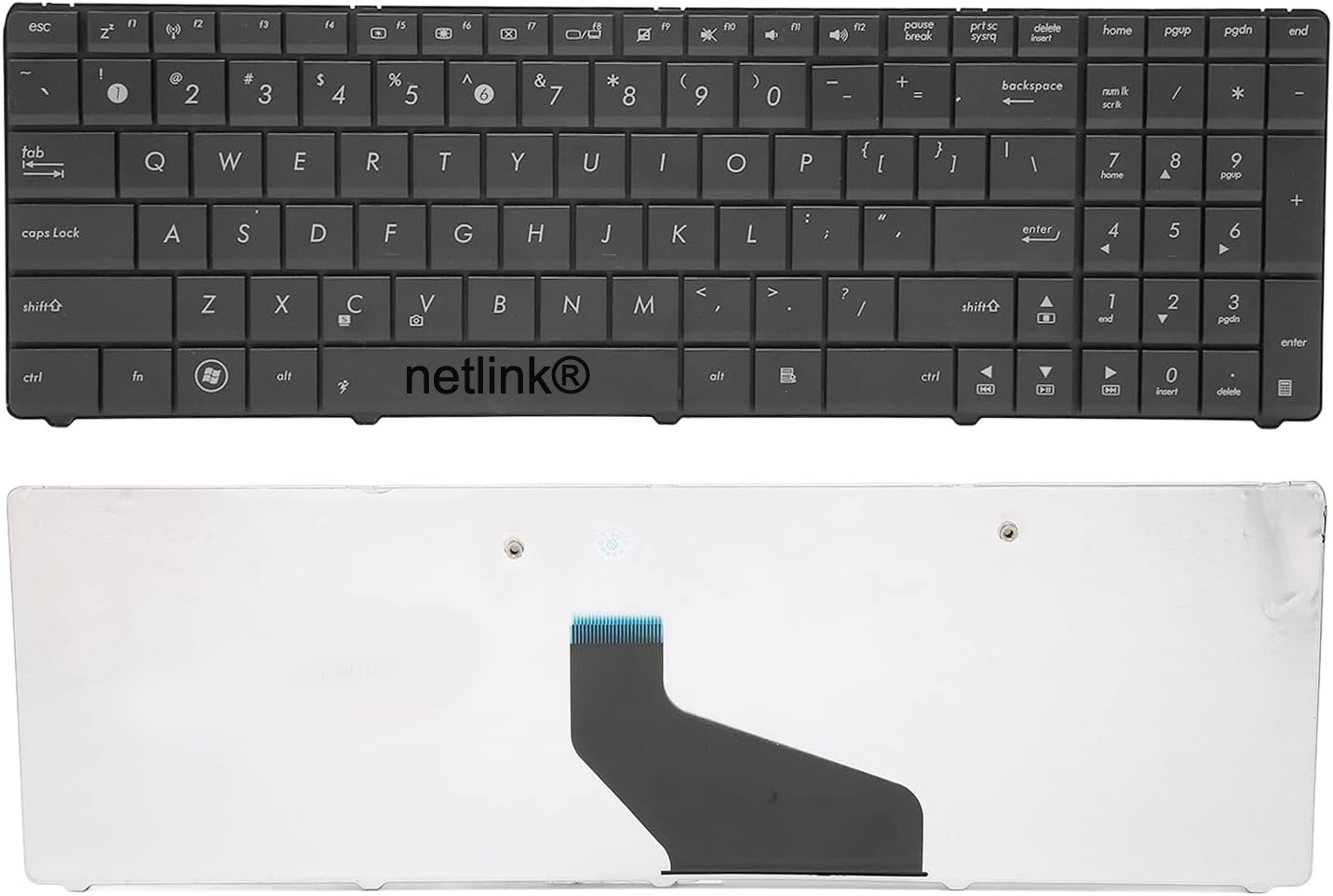 Replacement Laptop Keyboard PK130J22A00 for Asus A53U K53 K53B K73BY K73T K73Z X53 X54C X54X X73B