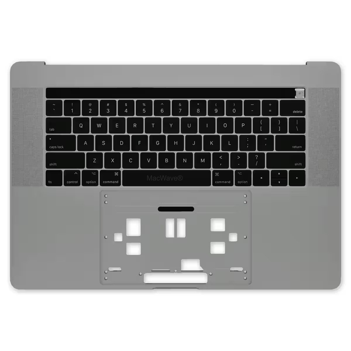 A1990 Palm Rest, Top Case, Keyboard Casing Space Grey for Apple MacBook Pro 15-inch Retina Touch A1990 (Mid 2018)