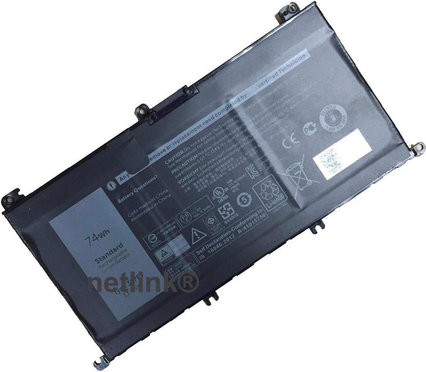Replacement 71JF4 Laptop Battery for Dell Inspiron 15-7000 15-7559 7566 7567 7557 series