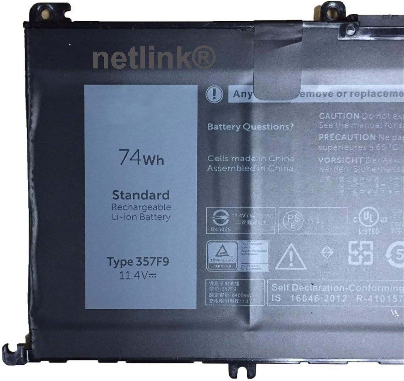 Replacement 71JF4 Laptop Battery for Dell Inspiron 15-7000 15-7559 7566 7567 7557 series