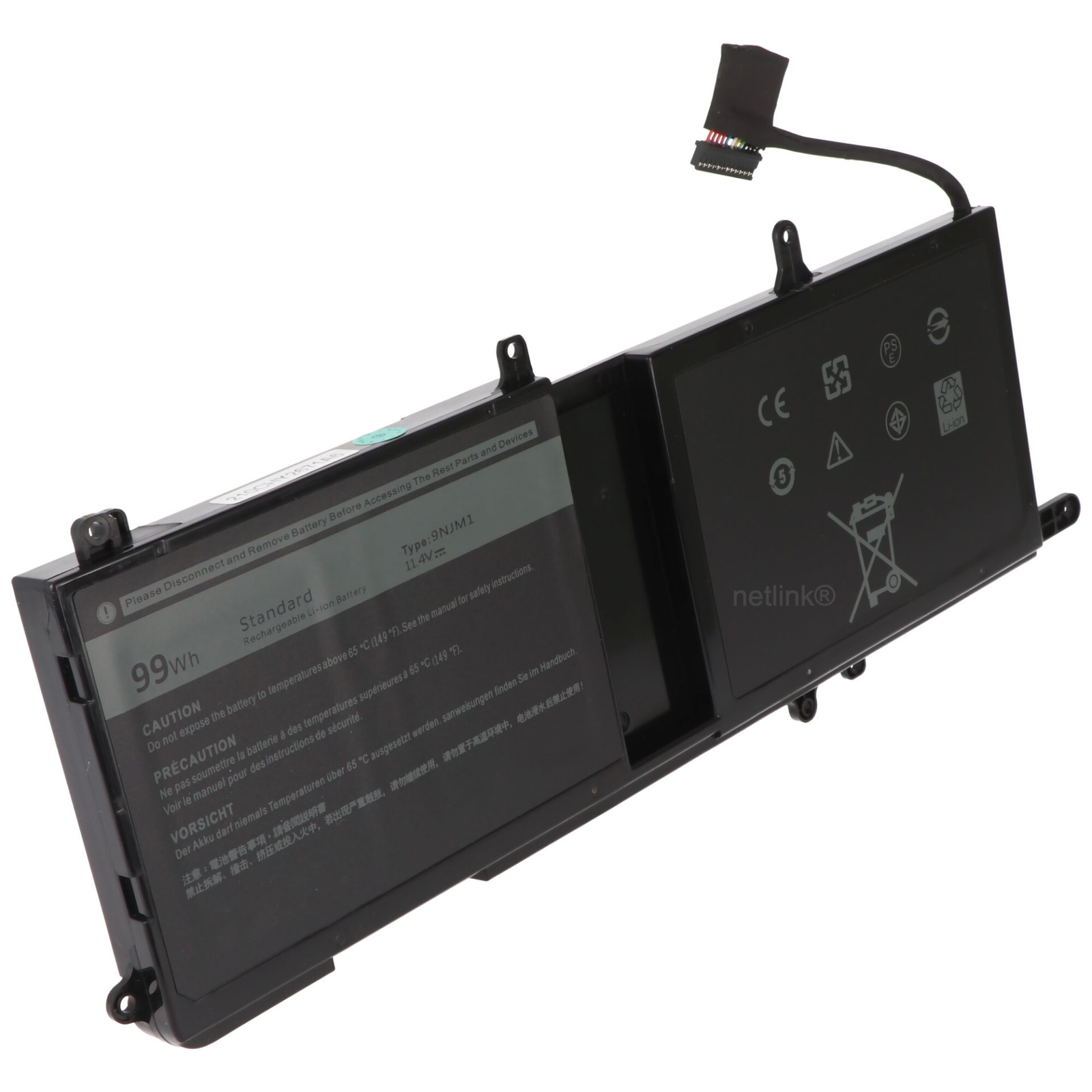 Replacement 9NJM1 Laptop Battery for Dell Alienware 15 R3 17 R4 ALW17C-D1738 series