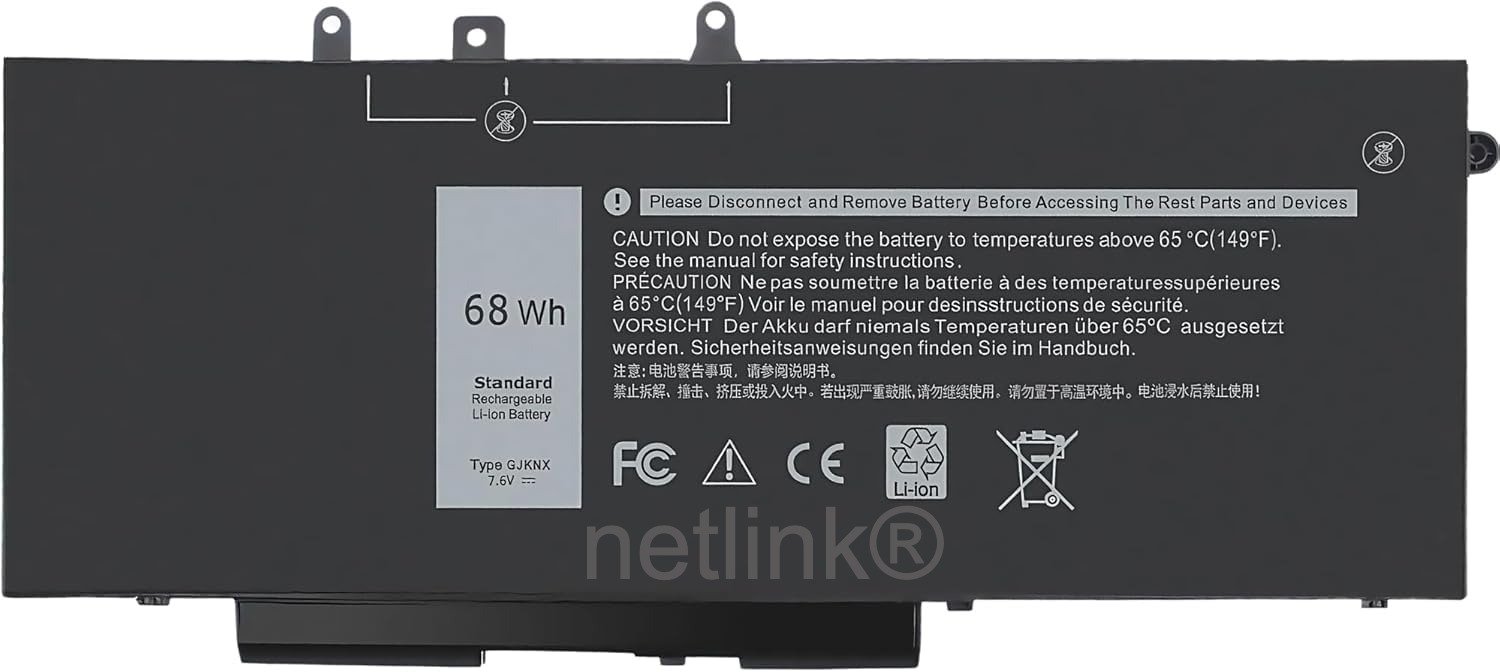 Replacement GJKNX Laptop Battery for Dell Latitude 5480 5490 5580 5590