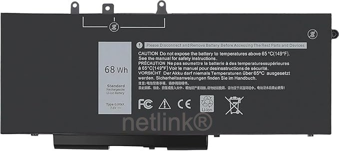 Replacement GJKNX Laptop Battery for Dell Latitude 5480 5490 5580 5590