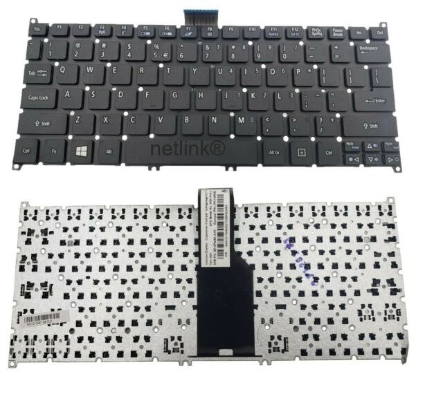 Replacement Laptop Windows 8 US Layout Keyboard with out frame V128230BK1 for Acer Aspire S3-391 S5-391 V5-121 725 AO725 B1 B113