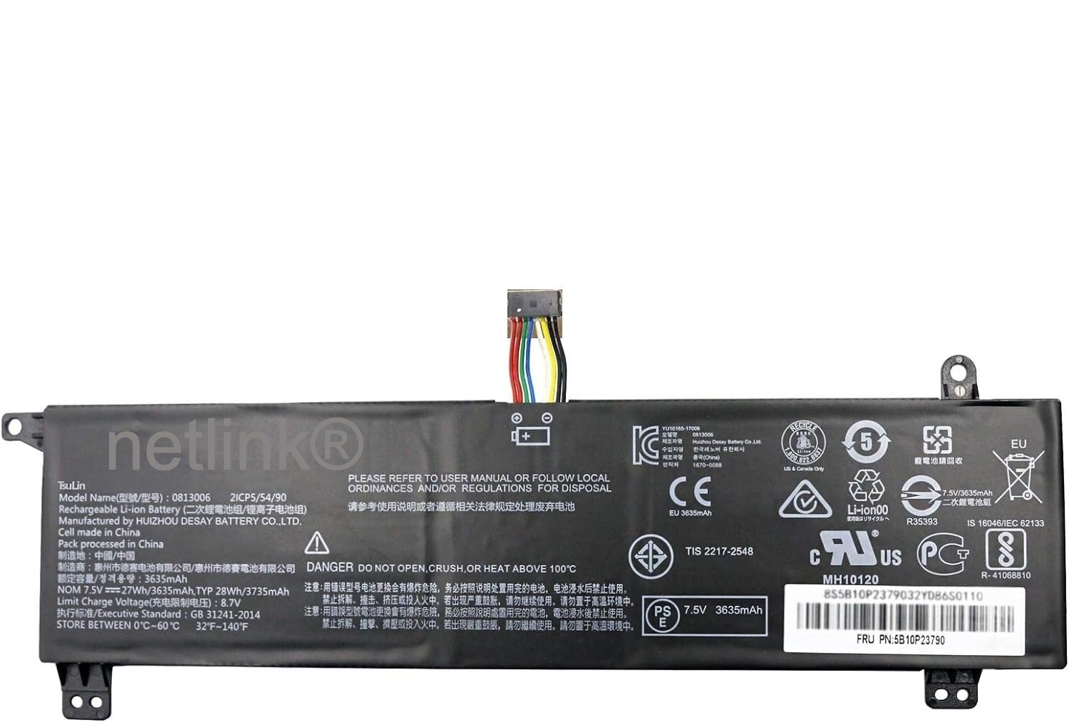 Replacement 0813007 Laptop Battery For Ideapad 120S-14 120S-14IAP 120S-14IAP (81A5) Series