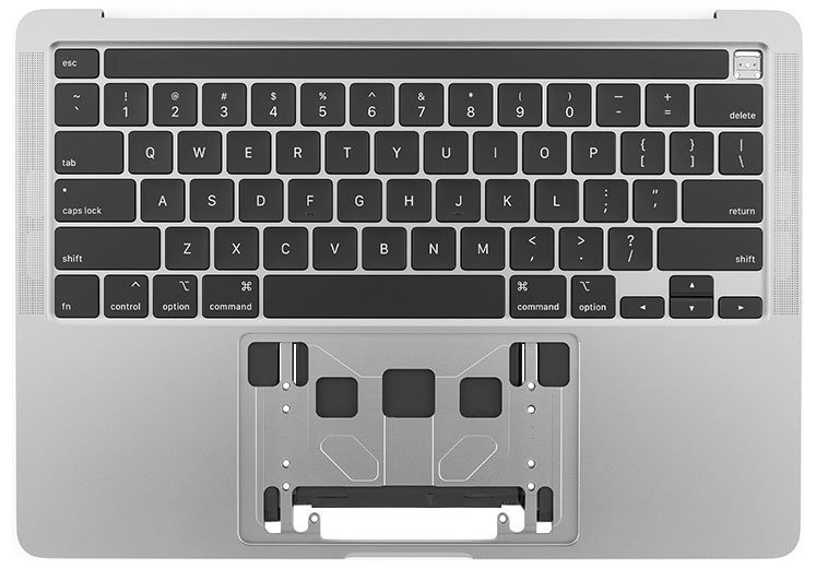 A2289 Topcase, Space Gray for Apple MacBook Pro 13-inch Retina Touch A2289 (Mid 2020)