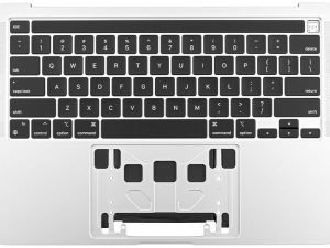 A2338 Top Case, Silver for Apple MacBook Pro 13-inch Retina Touch A2338 M1, (Mid 2020)