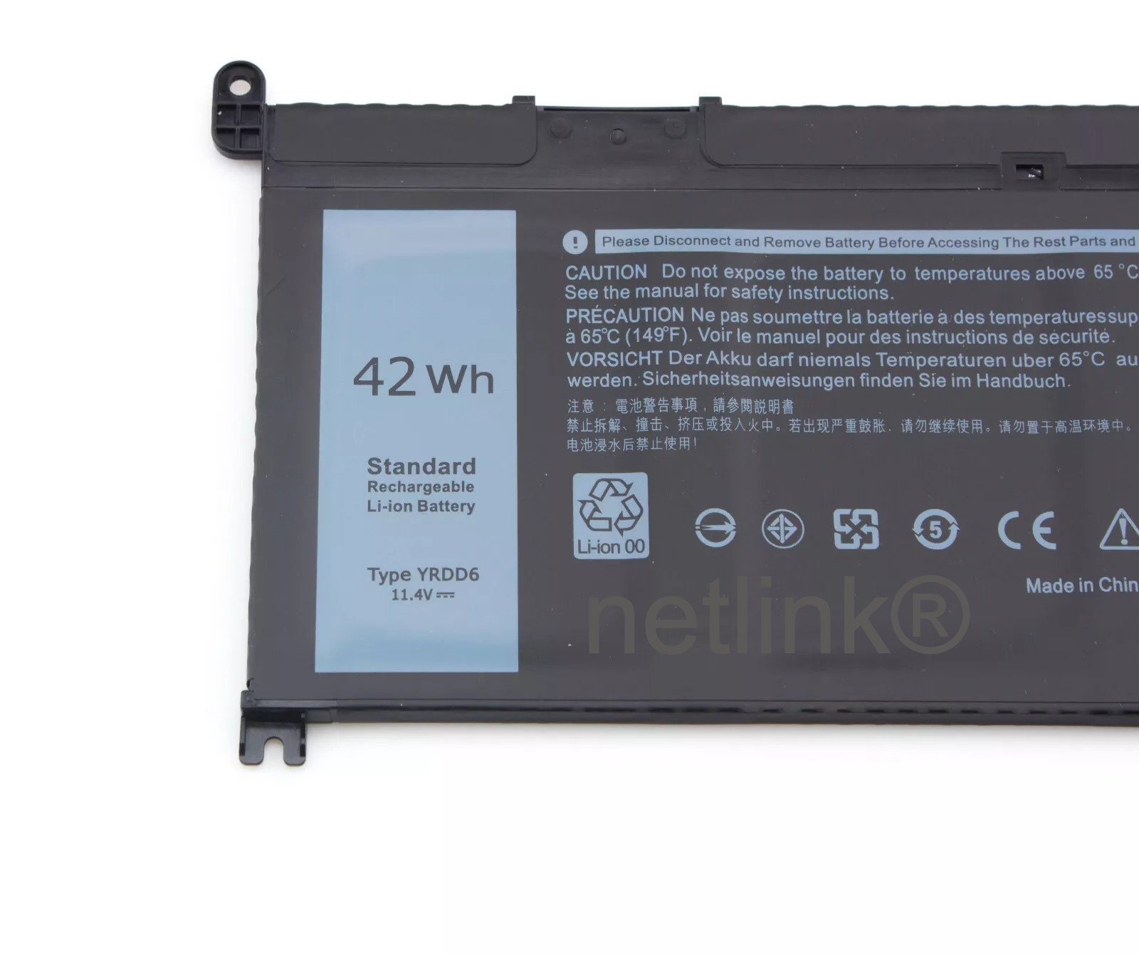 Replacement YRDD6 Laptop Battery For Dell Latitude Inspiron 5485 5491 5493 5584 5593 5590 Vostro 5481 5490 Series
