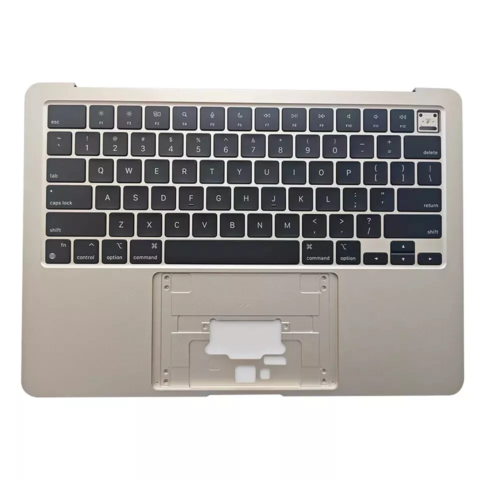 A2681 Top Case + Keyboard for Macbook Air 13.3" M2 A2681 US Layout Starlight Gold