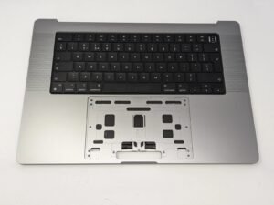 A2485 Palm Rest, Top Case, Keyboard Casing for MacBook Pro 16" 2021, A2780 MacBook Pro 16" 2023 Palm Rest, Top Case, Keyboard Casing UK Layout Silver