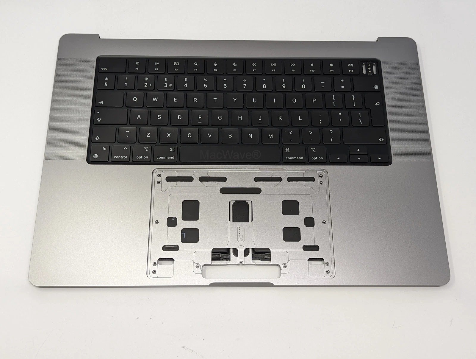 A2485 Palm Rest, Top Case, Keyboard Casing for MacBook Pro 16" 2021, A2780 MacBook Pro 16" 2023 Palm Rest, Top Case, Keyboard Casing UK Layout Silver