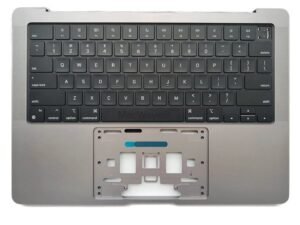 Palm Rest, Top Case, Keyboard Casing + Keyboard for MacBook Pro 14" 2021 A2442 Pro 14" 2023 A2779 UK Layout Space Gray