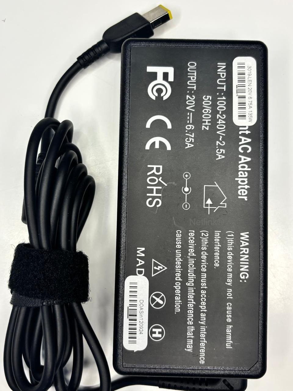 135W AC Charger Fit for Lenovo ADL135NDC3A ADL135NLC3A ADL135NDC2A ADL135NLC2A ADL135SCC3A 4X20E50558 4X20E50569 4X20E50564 PA-1131-72 Laptop