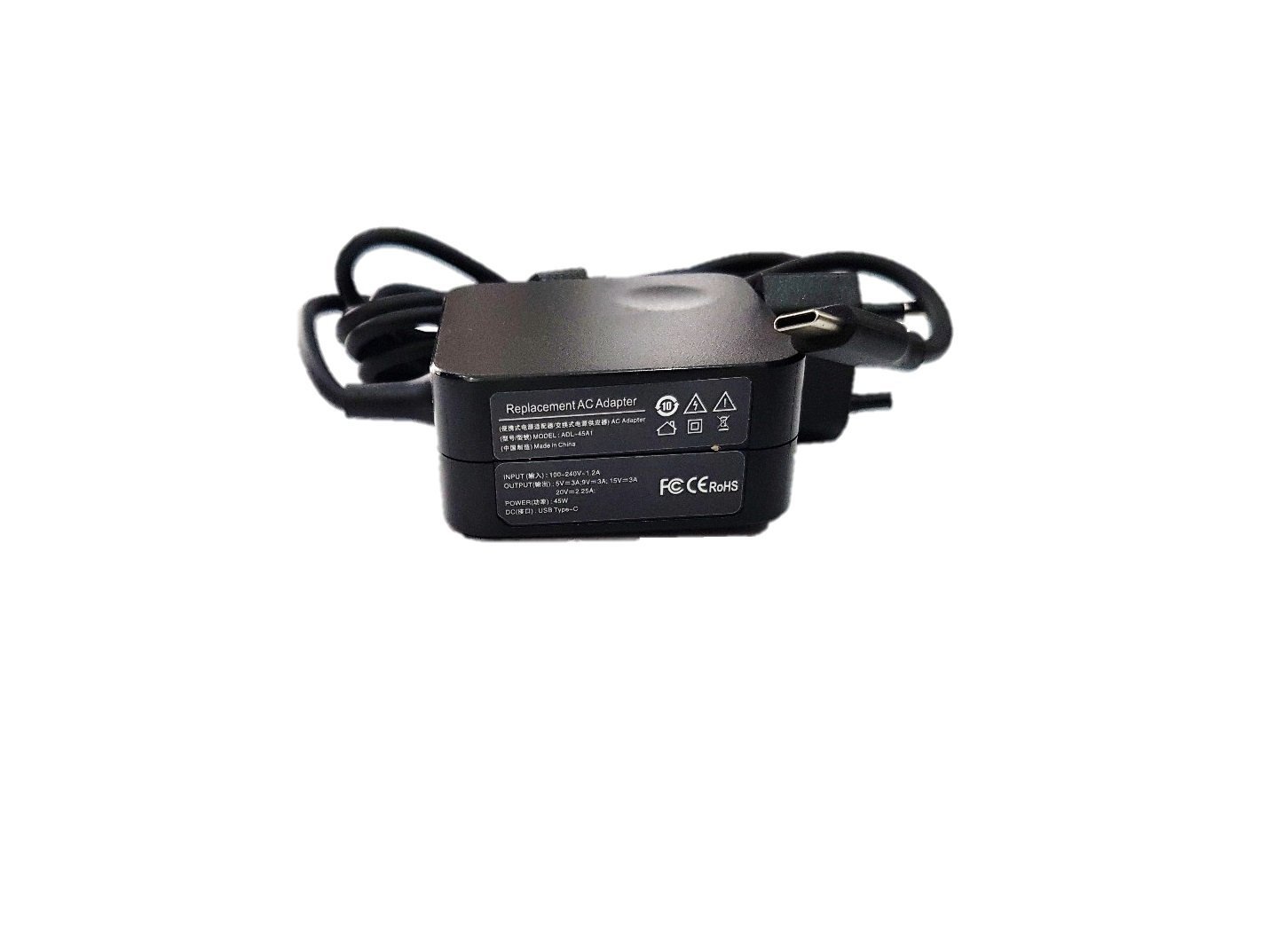 45W USB-C AC adapter / Charger For Dell XPS 12 9250 Dell Inspiron 13 15 17 7370 7000 Dell XPS 13 9365 Series