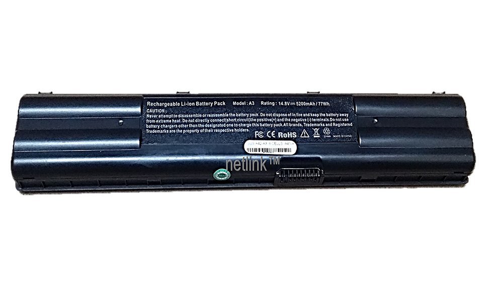 Replacement A42-A3 Laptop Battery for Asus A3 A3000 A6 A6000 Z91 Z9100 Series