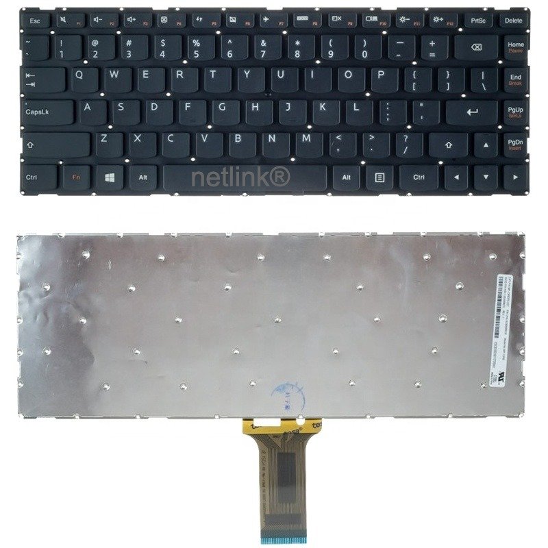Laptop Keyboard for Lenovo Ideapad 100S-14IBR 300S-14ISK 500S-14ISK S41-70 Series(US Windows 8)