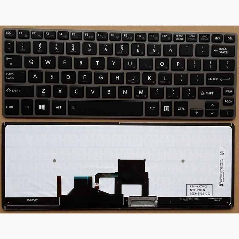 Replacement Laptop Keyboard 4B.NAJ05.001 for Toshiba Portege Z30 Z30-A Z30T Z30T-A Z30T-A136