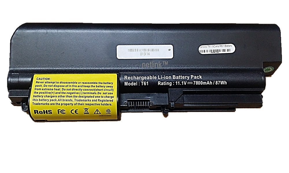 Replacement 43r2499 Laptop Battery for Lenovo ThinkPad T61 T400 T61p R61 R400 series