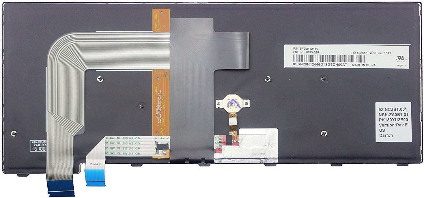 Replacement Laptop Keyboard 00PA411 for Lenovo T460S T460 T460P S2 X270 T470S - Image 2