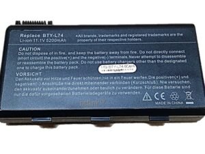 MSI BTY-L74 A6200 CR600 CR610 CR620 CX600 CX700 A5000 BTY-L75 6 Cells Laptop Battery