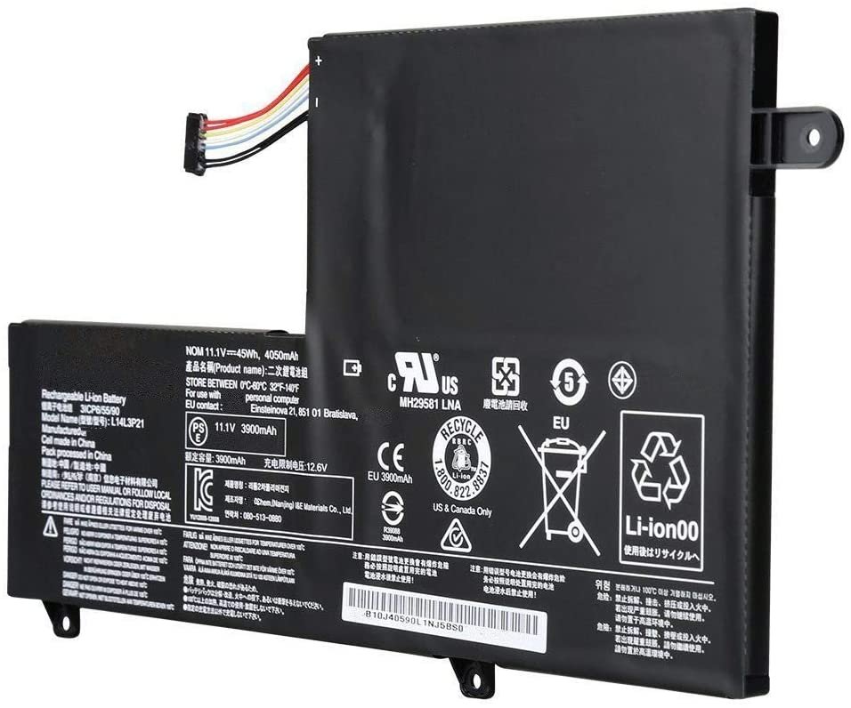 Replacement Battery L14L3P21 Laptop Battery for Lenovo Flex 3-1470 Flex 3-1570 Edge 2-1580