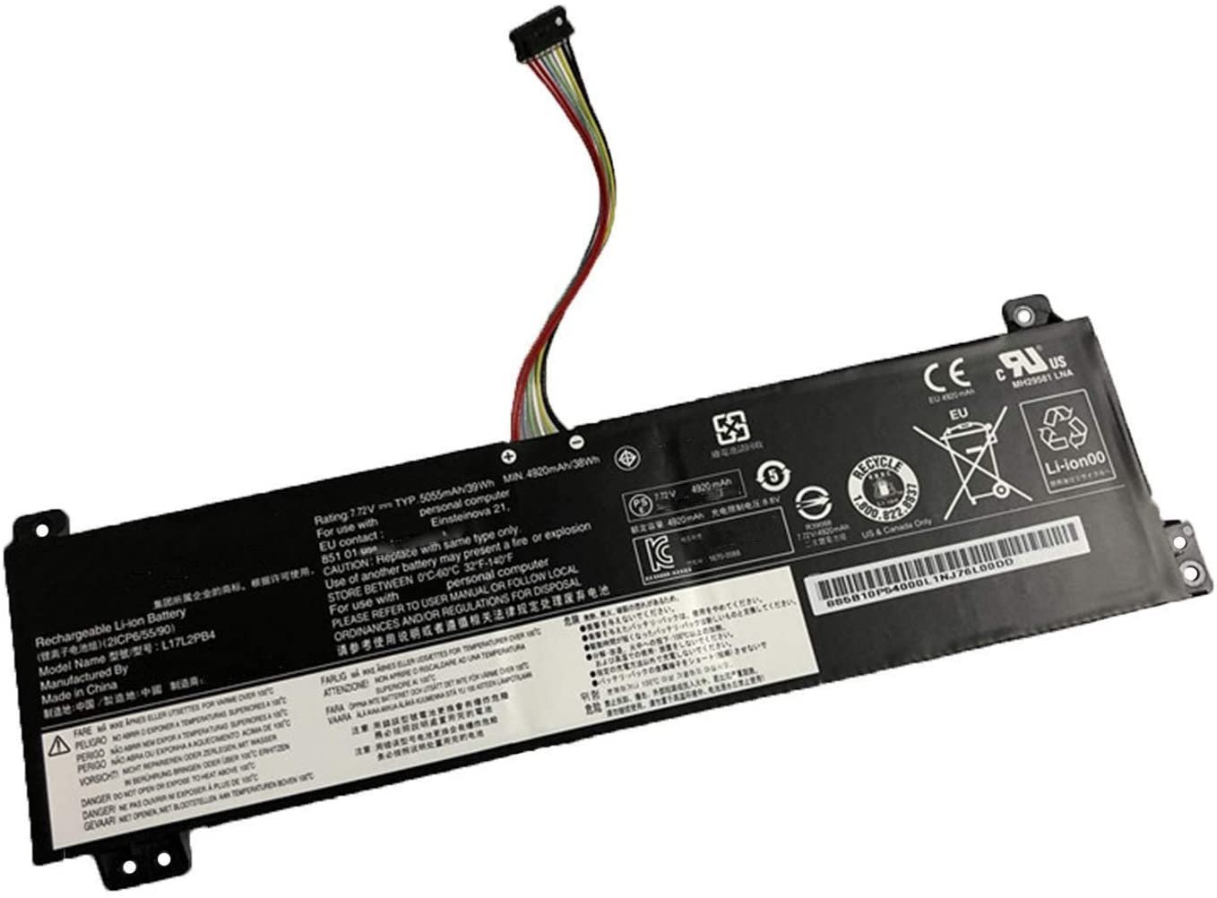 Replacement L17L2PB3 Laptop Battery for Lenovo V330-15 V330-15IKB V530-14 V530-14IKB V530-15IKB Series - Image 2