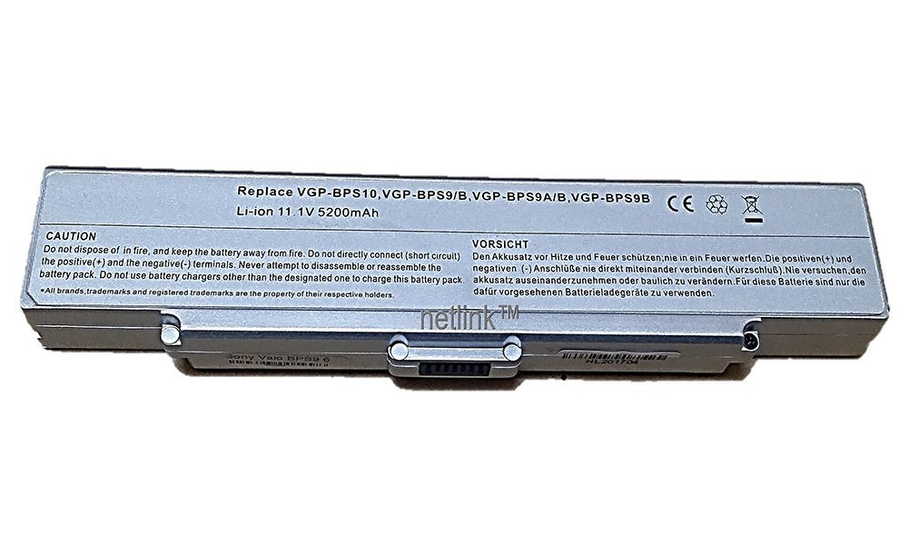 Replacement VGP-BPS9 Laptop Battery For Sony Vaio VGN-AR VGN-CR VGN-NR PCG Series