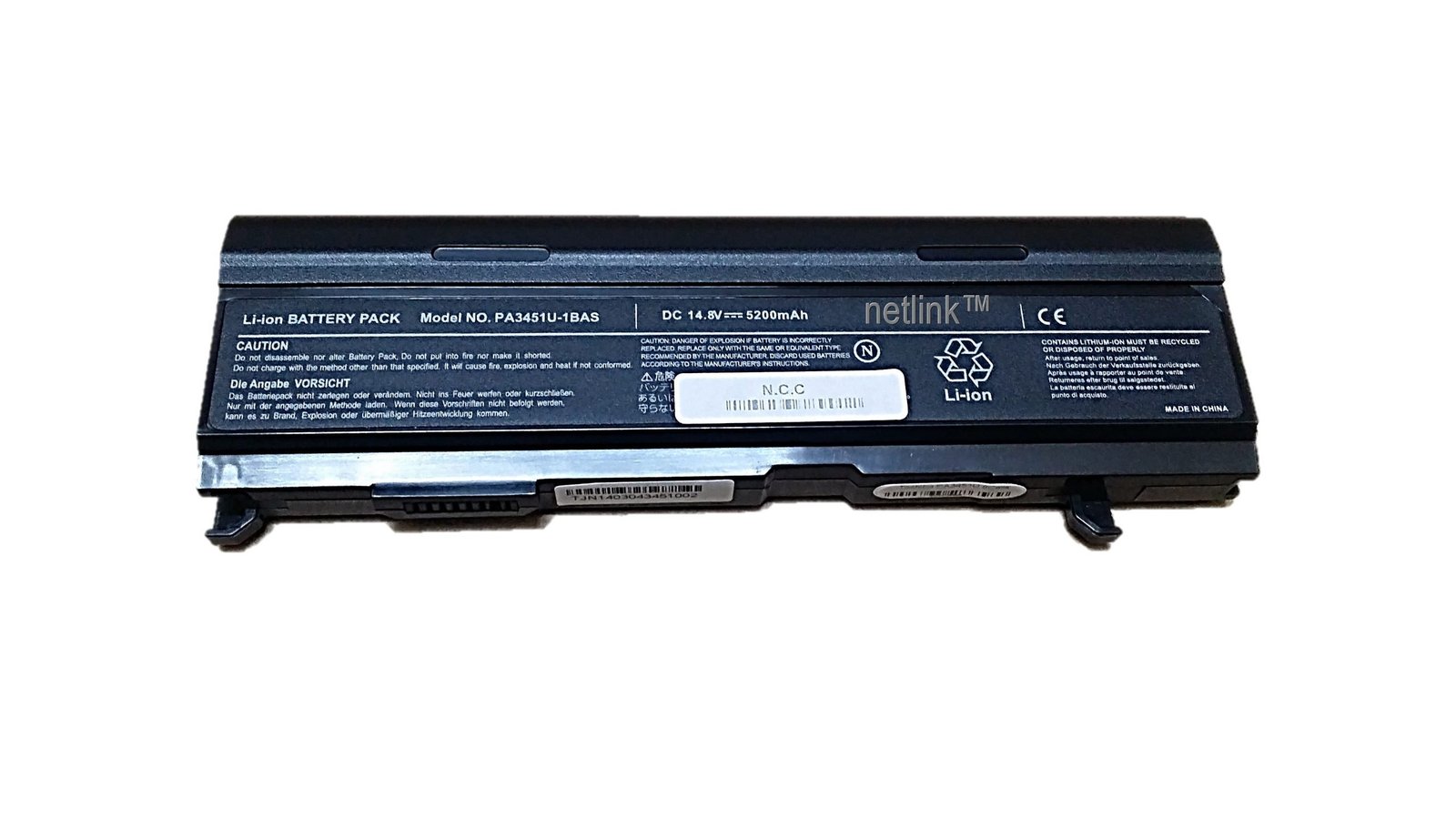 Replacement PA3451U-1BAS Laptop Battery for Toshiba Satellite M45-S165 Dynabook AX/530LL Equium A110-233 series