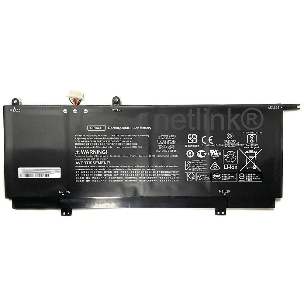 SP04XL Laptop Battery for HP Spectre X360 13T-AP000 13-AP0053DX 13-AP0XXX 13-AP0013DX 13-AP0045NR Series