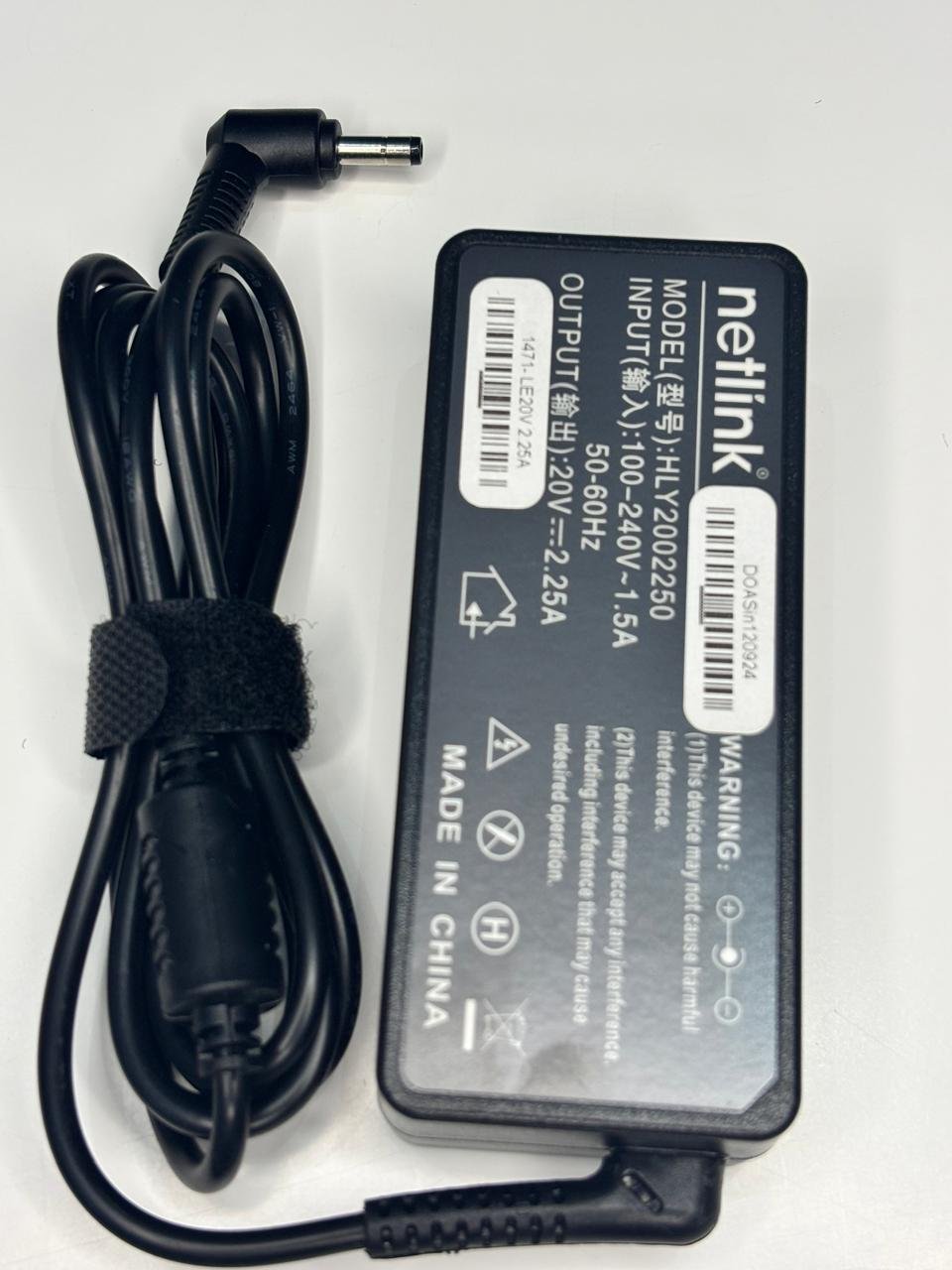 Laptop Charger 20V 2.25A 45W 4.0 * 1.7mm for Lenovo IdeaPad 320s 330s 310 320 110s 110 Yoga 510 710 720