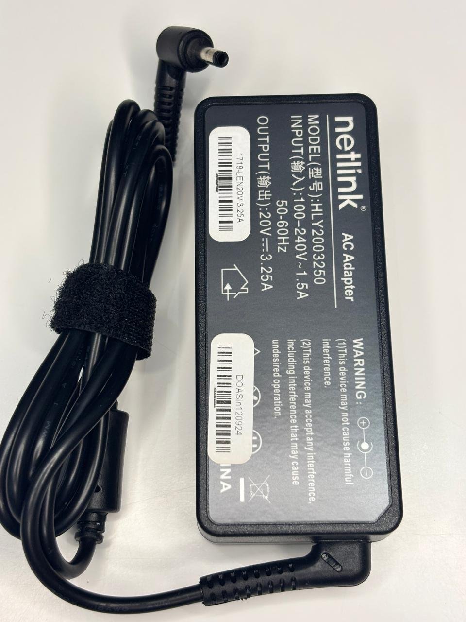 Laptop Charger 20V 3.25A 65W 4.0mm * 1.7mm for Lenovo IdeaPad 710s 510s 510 310 110 100 100s Series YOGA 710 510 Series