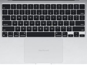 A3114 Keyboard Palm Rest ,Top Case,Keyboard casing for Apple MacBook Air M3 15'' 2024 (Silver)