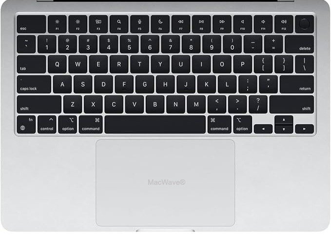 A3114 Keyboard Palm Rest ,Top Case,Keyboard casing for Apple MacBook Air M3 15'' 2024 (Silver)